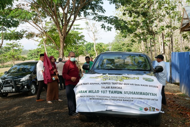 Milad 107 Tahun Muhammadiyah, UM Buton bersama PD Muhammadiyah menggelar anjangsana ke Pondok Tanfid