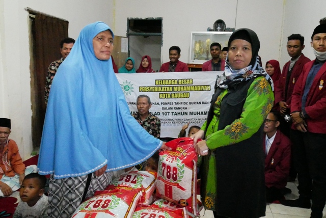 Milad 107 Tahun Muhammadiyah, anjangsana di Panti Asuhan Madin Al-Ikhlas