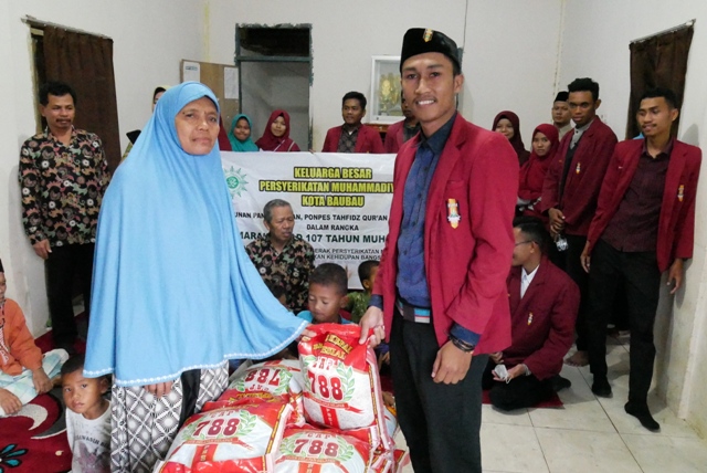 Milad 107 Tahun Muhammadiyah, anjangsana di Panti Asuhan Madin Al-Ikhlas