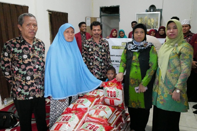 Milad 107 Tahun Muhammadiyah, anjangsana di Panti Asuhan Madin Al-Ikhlas